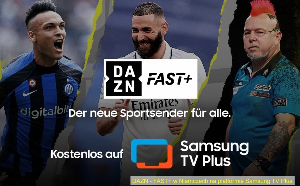 Nowy darmowy kanał DAZN FAST+ dla fanów piłki nożnej