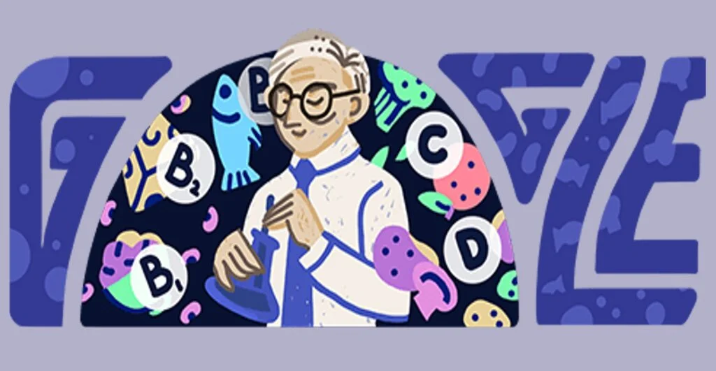 Kazimierz Funk w Google Doodle - 140 rocznica urodzin wybitnego polskiego naukowca