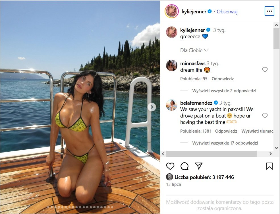 Która królowa bikini podbiła internet tego lata: Kylie Jenner, Dua Lipa czy Hailey Bieber?